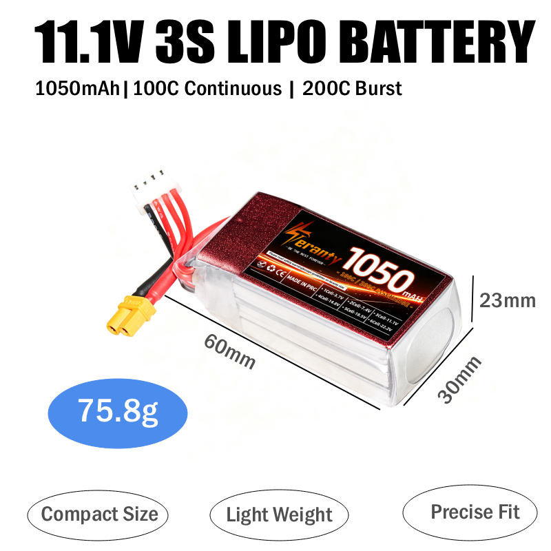 2 Stück 1050 mAh 2S 3S 4S RC L – Drone Battery 3S Bewertung und Preis